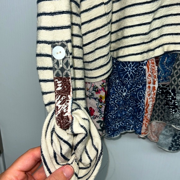 John • Mark Dillard’s Patchwork/Striped Top - Picture 2 of 4